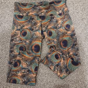 Peacock Print Leggings